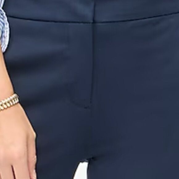 J. Crew Factory Kelsey flare pant in Navy Blue NWOT size 6 - Picture 9 of 16